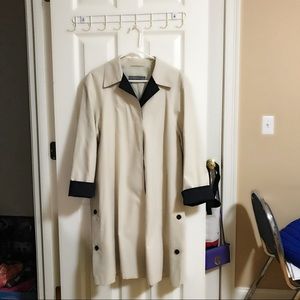 Colorblock Trench Coat